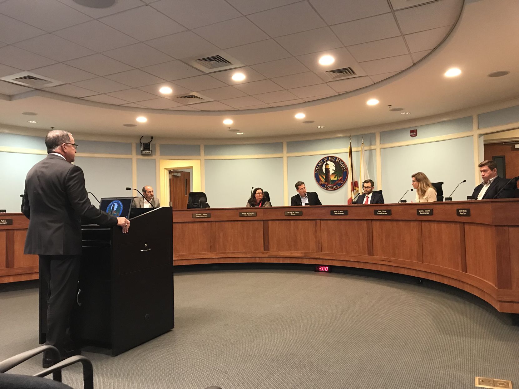 KBPD Chief Press answers questions from Councilmember Mos